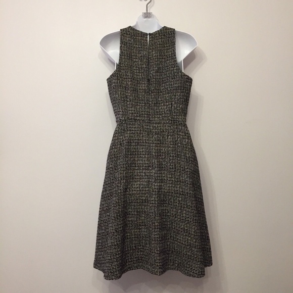 Banana Republic Women's Jumper Dress Tweed Sleeveless Lined Burgundy Size 6 NWT - Picture 3 of 16